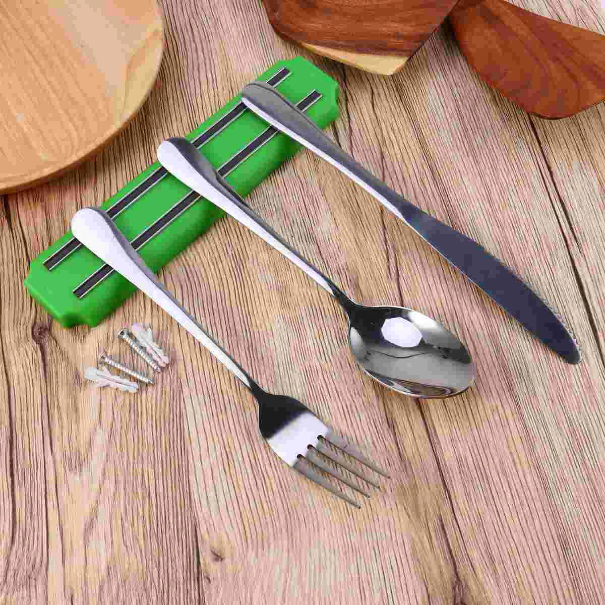 

1pc Rack Plastic Magnetic Durable Tableware Organizer Rest for Kitchen