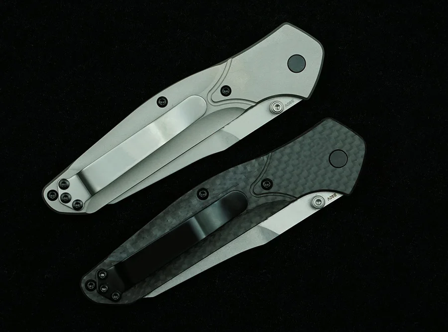 LEMIFSHE Новый Osborne 940 ручка из углеродного волокна лезвие s90v медные шайбы карманы для