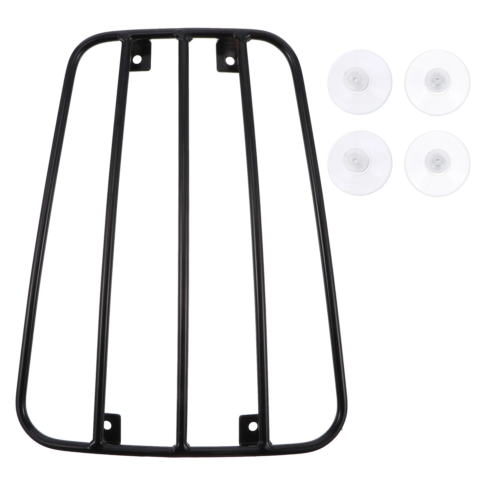 

Universal Motorcycle Fuel Tank Suction Cup Luggage Rack Accessories (Black)