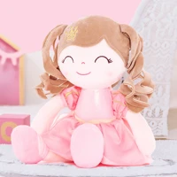 gloveleya dolls baby girl gifts stuffed toys curls crown princess doll plush toy kids gift toddler toys