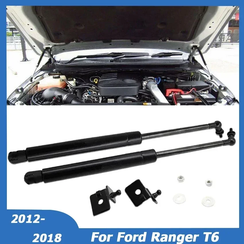 

Передний капот двигателя для Ford Ranger T6 2012-2018 Mazda BT50, газовая опора, подъемник, пружинный амортизатор, стержень, кронштейн, автомобильные аксессуары