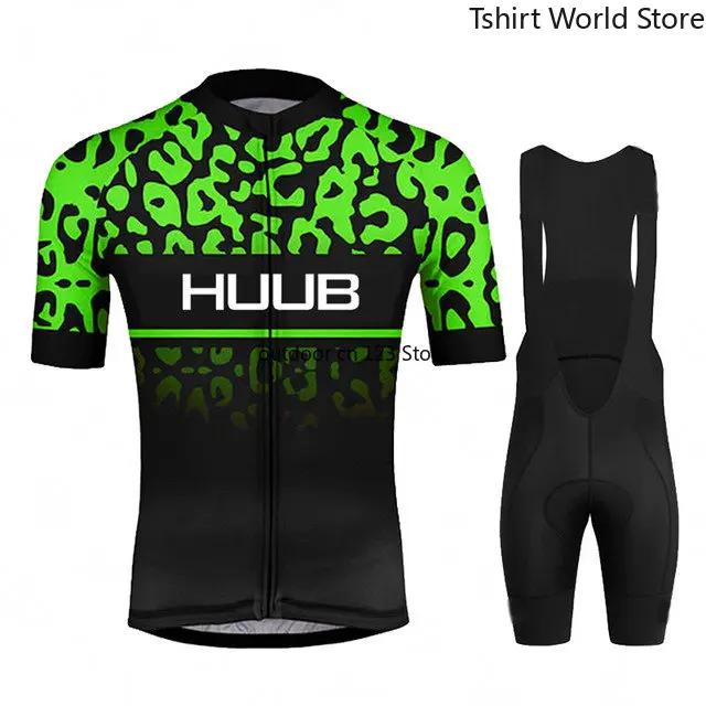 

HUUB Cycling Jersey Set Breathable MTB Bicycle Fluorescence Cycling Clothing Mountain Bike Wear Clothes Maillot Ropa Ciclismo
