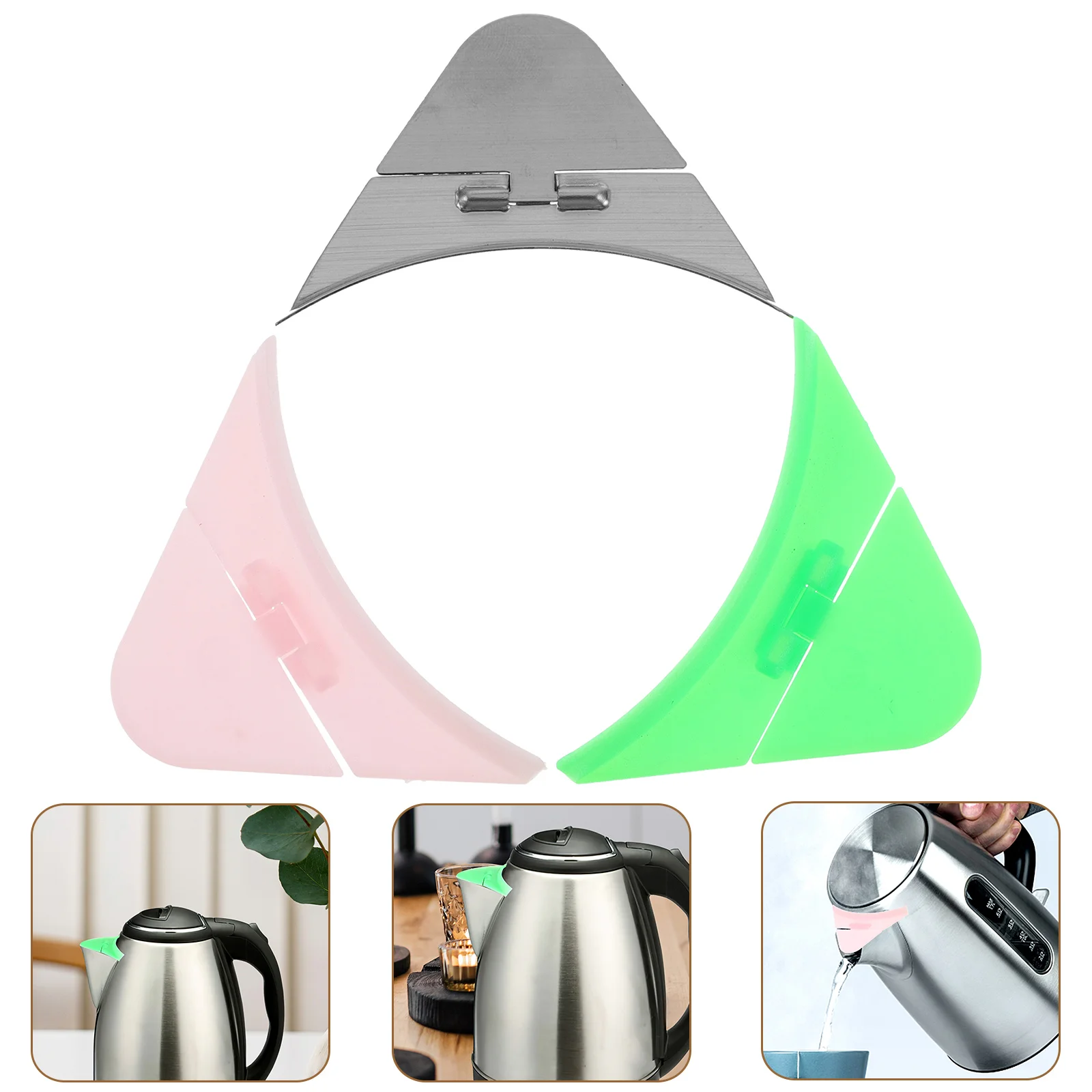 

3 Pcs Kettle Dust Cover Electric Spout Covers Glass Tea Kettles Nozzle For Caps Plastic Household Accessory