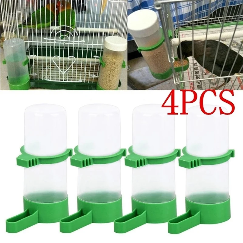 

4 pcs/batch Bird Feeder Waterer Drinker Pet Clip For Bird Feeder Parrot Pet Water Dispenser Agricultural Machines