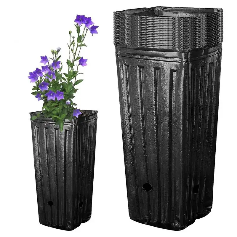 

Deep Nursery Treepots 20 Pcs Tall Tree Pot Flower Pots For Yard & Tall Seedling Flower Plant Container With Drainage Holes