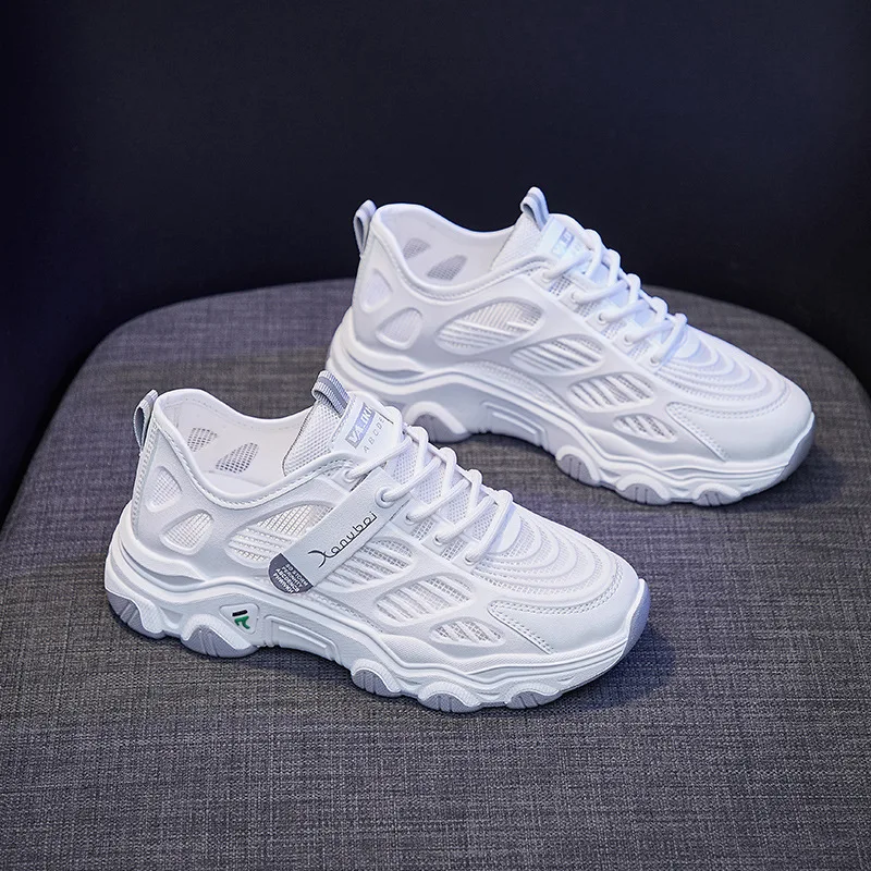 

Women's Shoes 2022 Summer New Mesh Breathable Student Running Sneakers