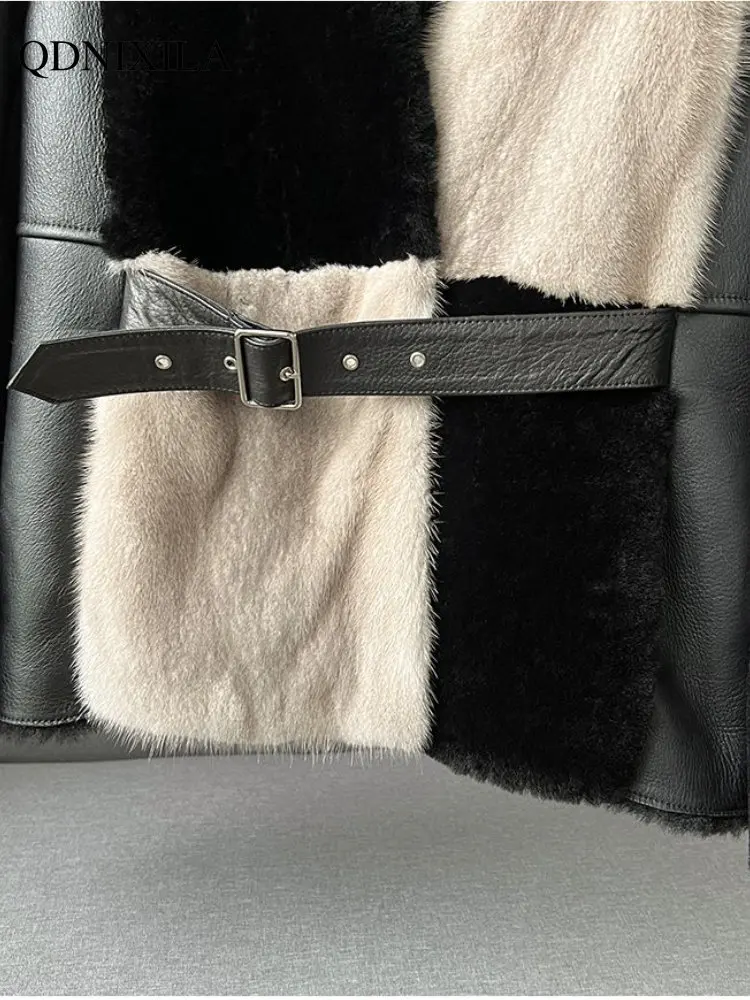 Faux Fur Coat Sheepskin Fur Women Lamb Fur Short Thickened Jacket Women's Fur Coat Women Jacket New In Outerwears Fur Jacket