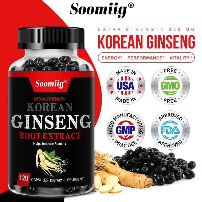 

Korean Ginseng Extract - Helps Increase Endurance, Supports Healthy Hormonal Balance, Improves Libido and Fertility