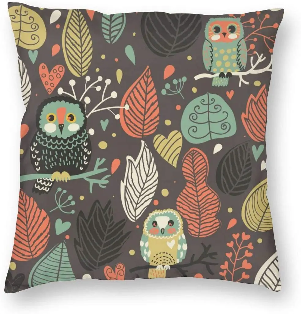 

Throws Pillows Carp Fish, Japanese Golden Fish Cherry Flowers Pond Comfortable Throw Pillow Case 18x18 Inch Cushion