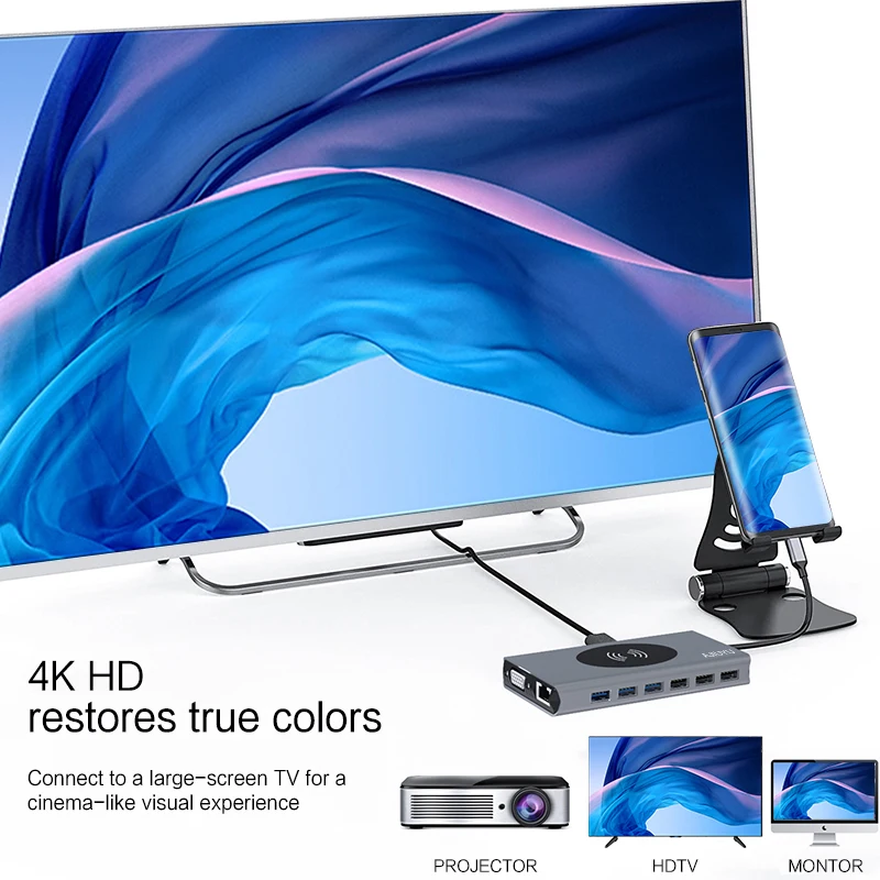 USB-концентратор Тип C на Multi USB 3 0 HUB HDMI адаптер док-станция для Microsoft Surface Pro 8 7 X GO IOS 1