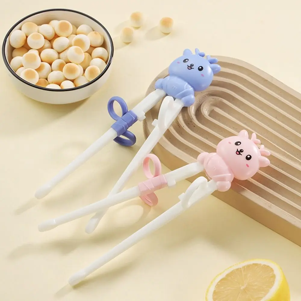 

Cartoon Chopsticks Children Tableware Training Chopsticks Baby Feeding Utensils Cartoon Dinosaur Food Sticks Silica gel With Box