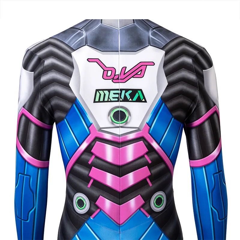 DVA костюмы для косплея игра Overwatch Летний комбинезон Хэллоуин Рождество карнавал