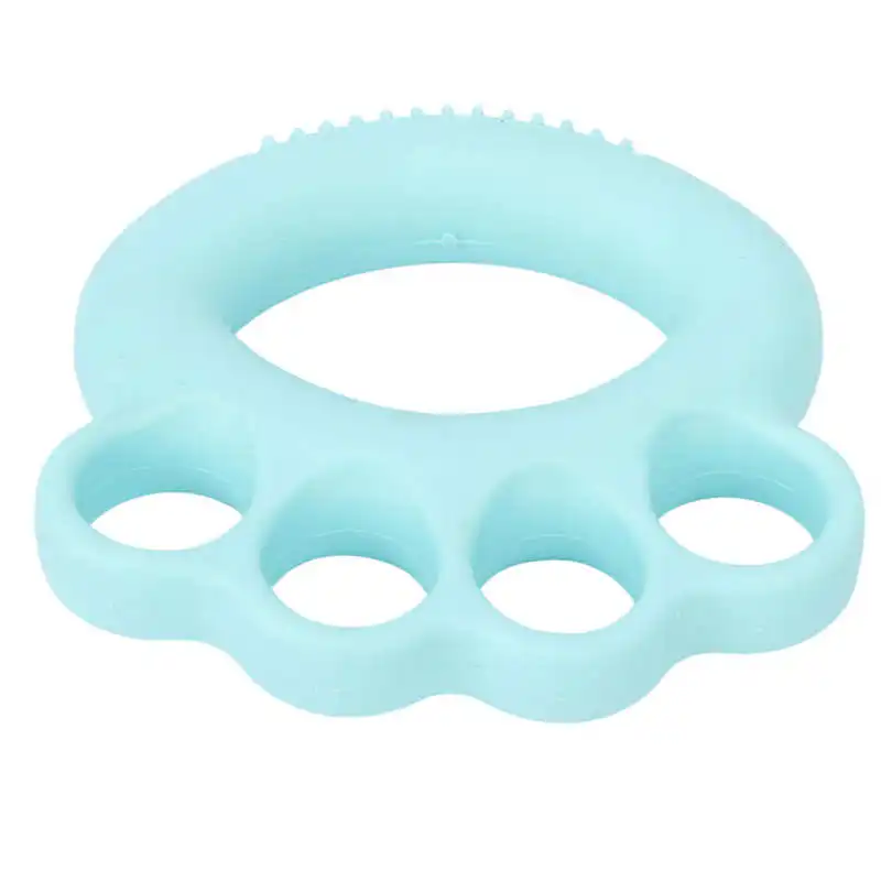 

Hand Grip Strengthener TPR Four Finger Exerciser Ring for Hand Cramps Recovery