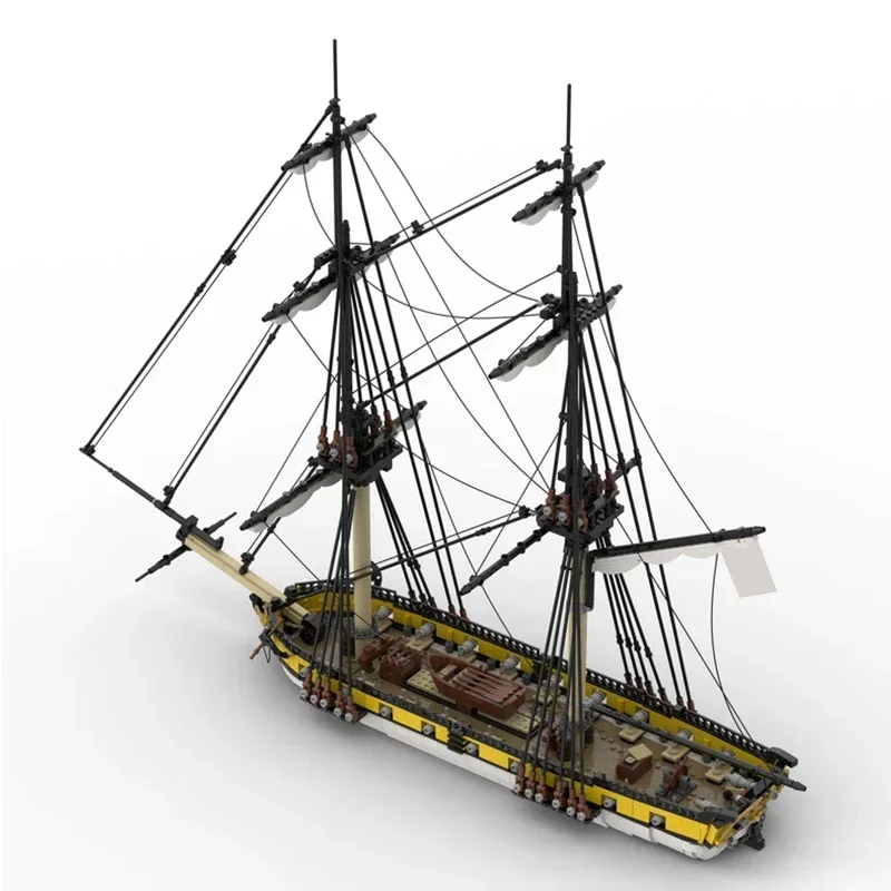HMS MOC Англия и британская гравированная война набор кирпичей Королевский флот