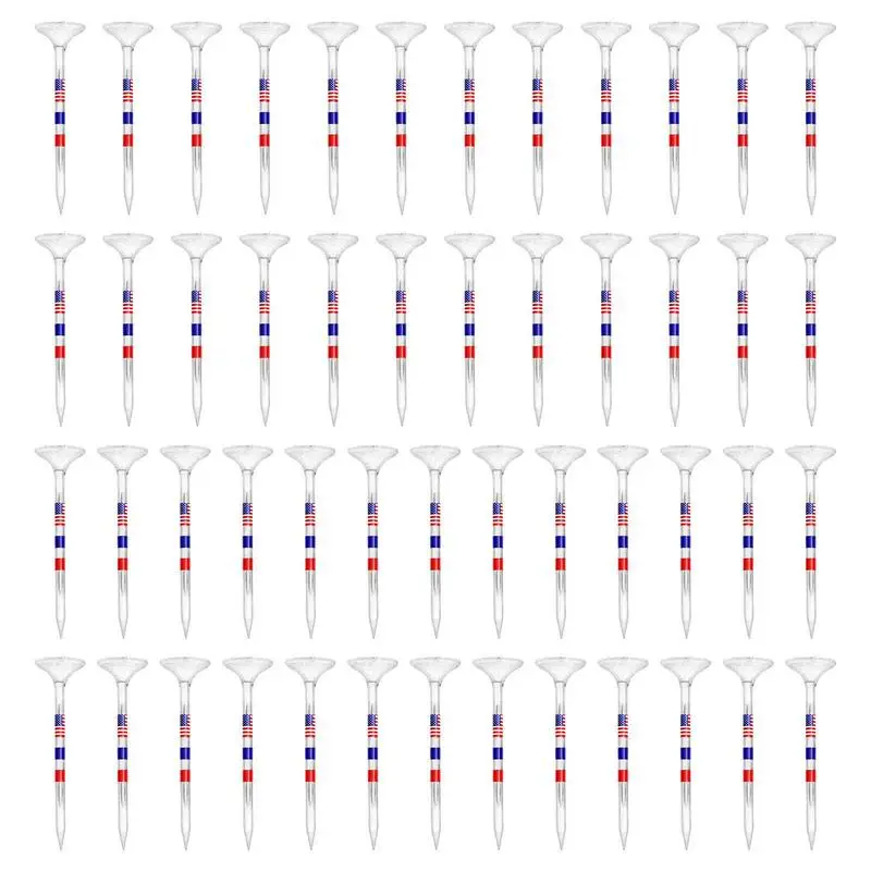 

50 шт., футболки для гольфа, 8 Зубцов, 83 мм