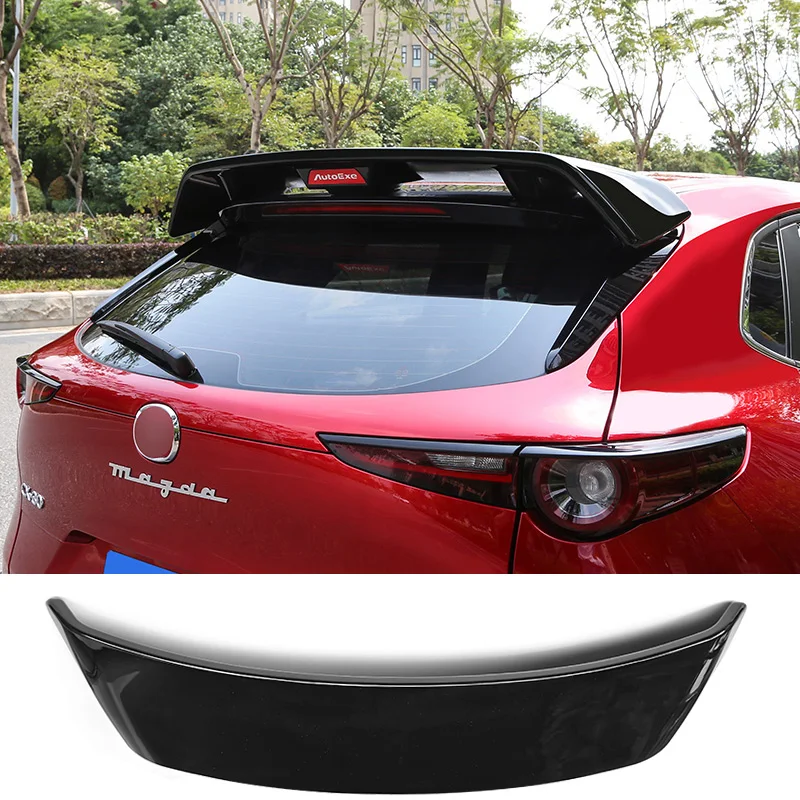 

Trunk Spoiler Carbon Surface Rear Tail Spoiler For Mazda CX-30 CX30 2020