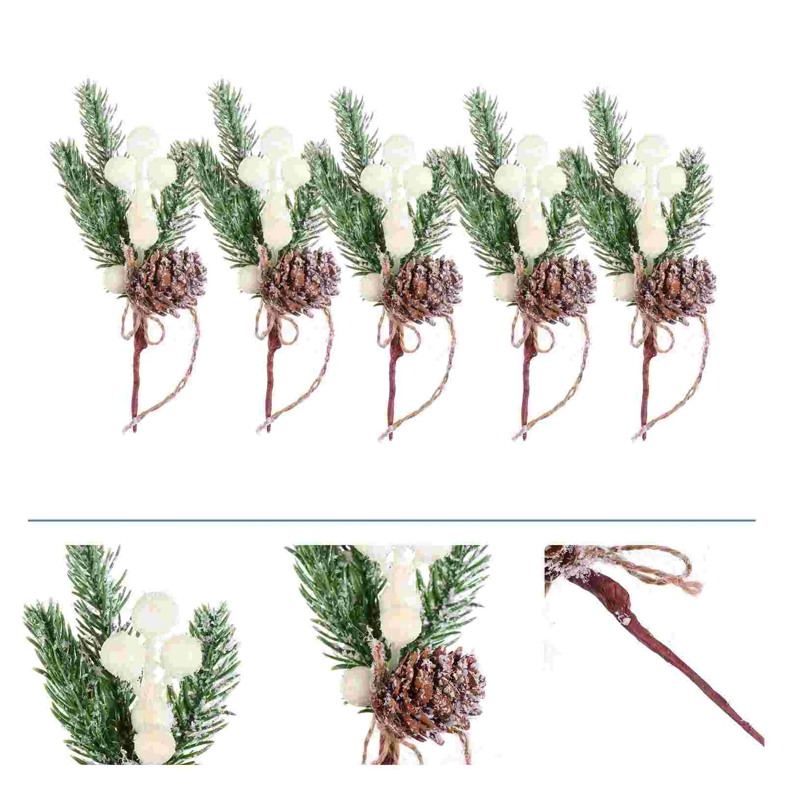 

Picks Stems Pine Holidayholly Garland Branch Fake Christmas Party Tree Crafts Diy Embellishments Wrapsbranches Gift Winter