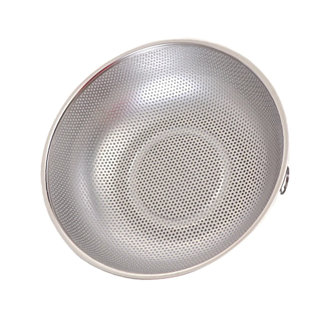 

Strainer Colander Rice Basket Washing Bowl Mesh Fruit Vegetable Kitchen Steel Drain Basin Stainless Washer Pasta Sieve Wash Fine