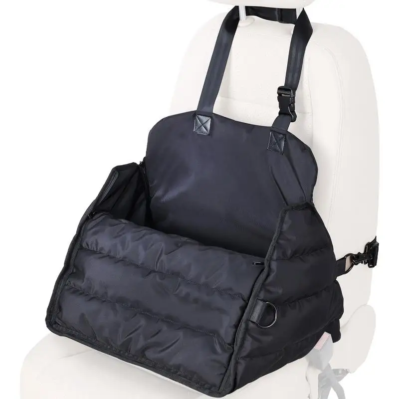 

Переднее автомобильное сиденье для собак, многофункциональная автомобильная кровать для собак, нескользящее автомобильное сиденье для домашних животных, водонепроницаемая переноска для путешествий, съемный усилитель для собак, Складное Сиденье