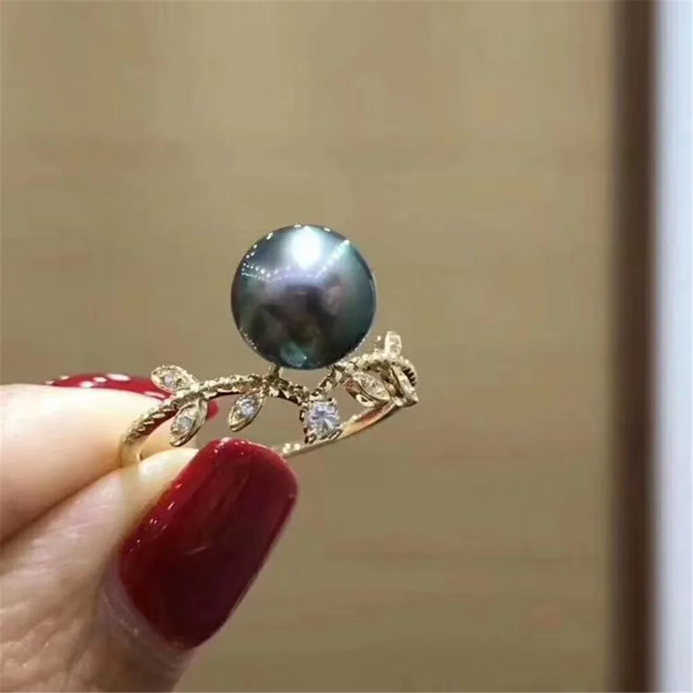 

Женское кольцо из серебра 925 пробы, с жемчугом 8-10 мм