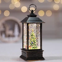 christmas decorations for home lantern led small oil lamp light candles xmas tree ornaments santa claus elk lamp new year gift