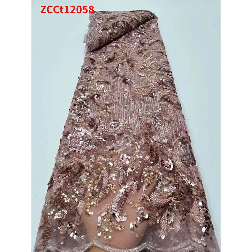 

Удобная нигерийская сетчатая вышивка для женских платьев ZCCT12058