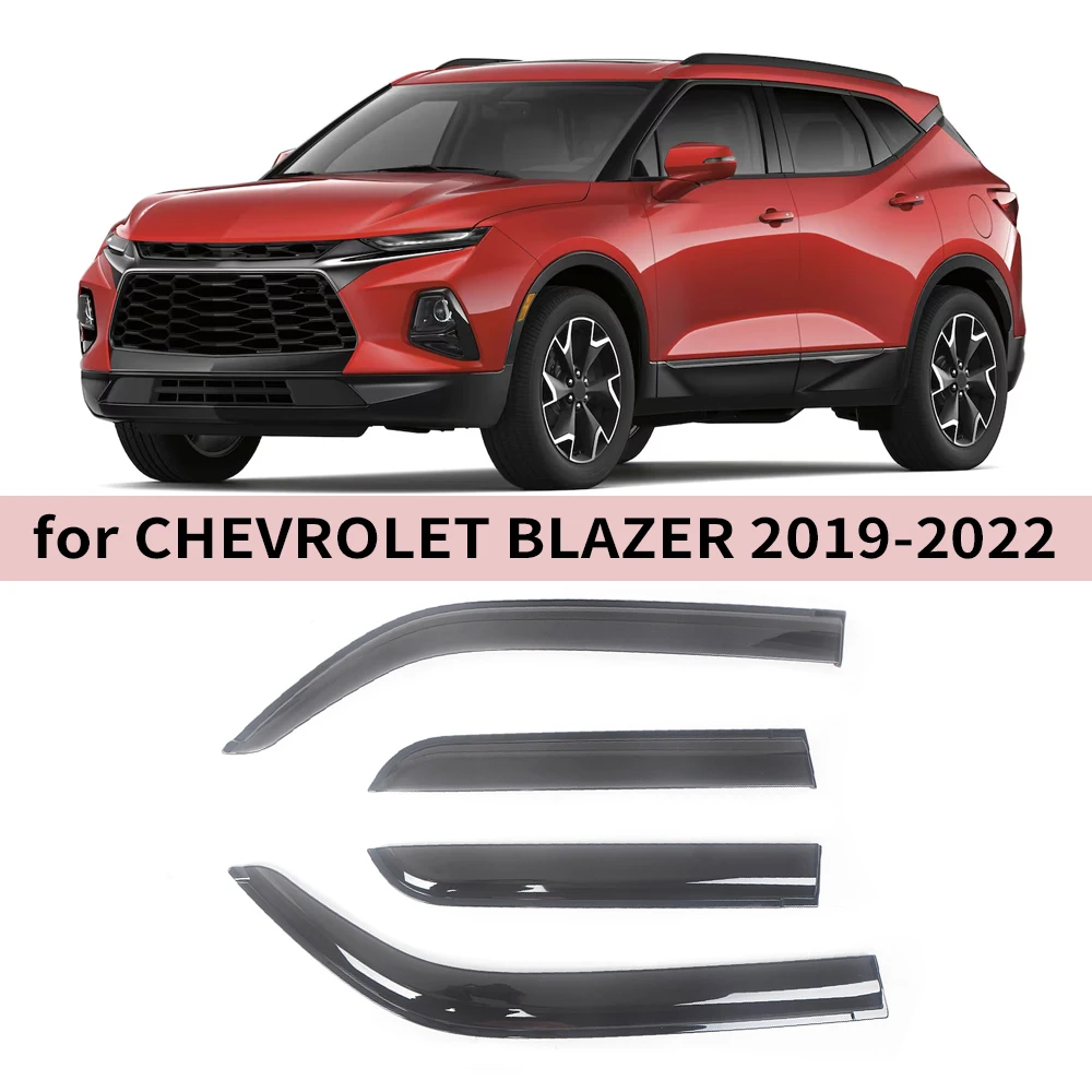 Оконный козырек для Chevrolet Blazer 2019 2020 2021 2022 2023, ветрозащитные дефлекторы, защита от дождя, дверной козырек, вентиляционные шторы, солнцезащитный козырек от дождя