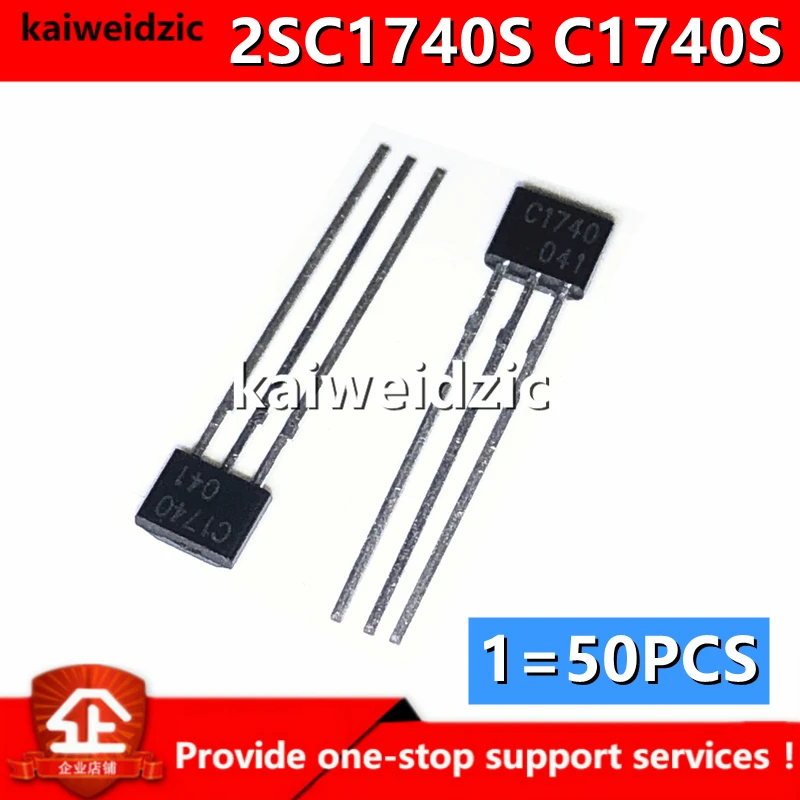 Kaiweikdic новый импортный оригинальный 2SC1740S C1740 2SC1740 в линейном транзисторе TO-92