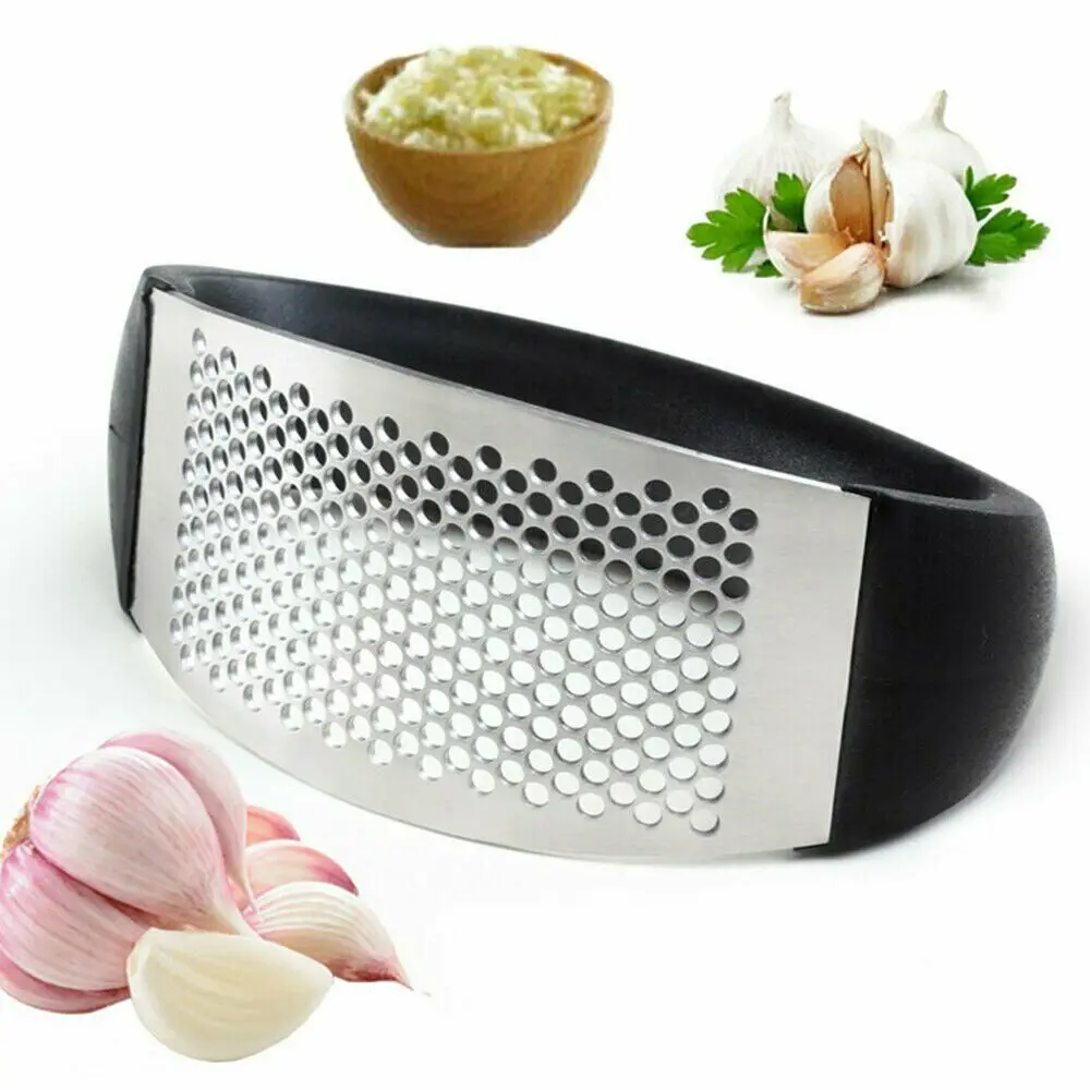 

1pcs Stainless Steel Garlic Press Manual Garlic Mincer Chopping Garlic Tools arc Vegetable Kitchen Gadgets kitchen accessories