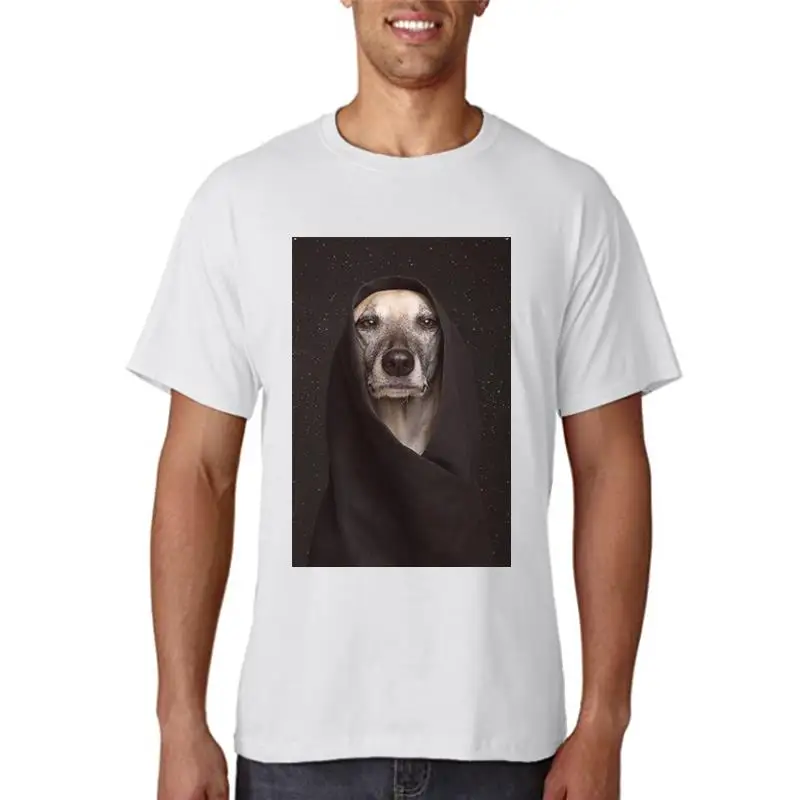 

Dog Godfather Print Tshirt Womens Casual Anime Short Sleeved Creativity High Quality Clothing Loose Crew Neck Tshirts Women'S