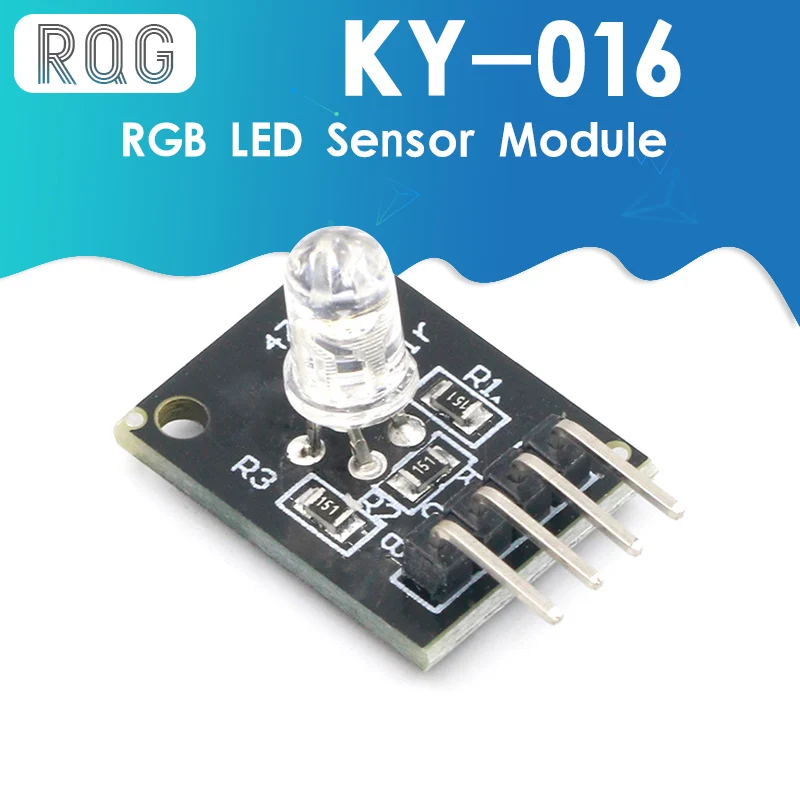 

Smart Electronics FZ0455 4pin KEYES KY-016 Three Colors 3 Color RGB LED Sensor Module for Arduino DIY Starter Kit KY016
