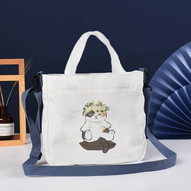 

Холщовая Диагональная Сумка через плечо, вместительная модная повседневная женская сумка через плечо, однотонные женские сумки-мессенджер...