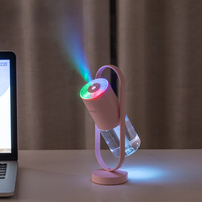 

Magic Shadow Air Humidifier For Home Ultrasonic Car Mist Maker with Battery Projection Lamps Mini Office Air Purifier
