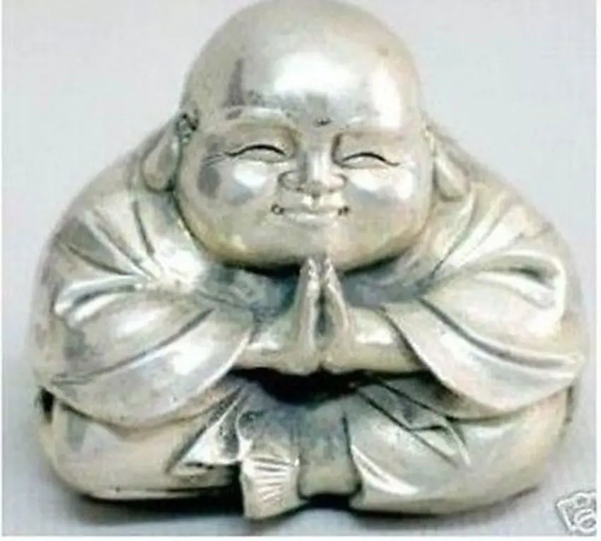 

Коллекция Wonderful Luck тибетская Серебряная-позолоченная фотостатуя оптовая продажа 2 шт Заводские латунные художественные магазины