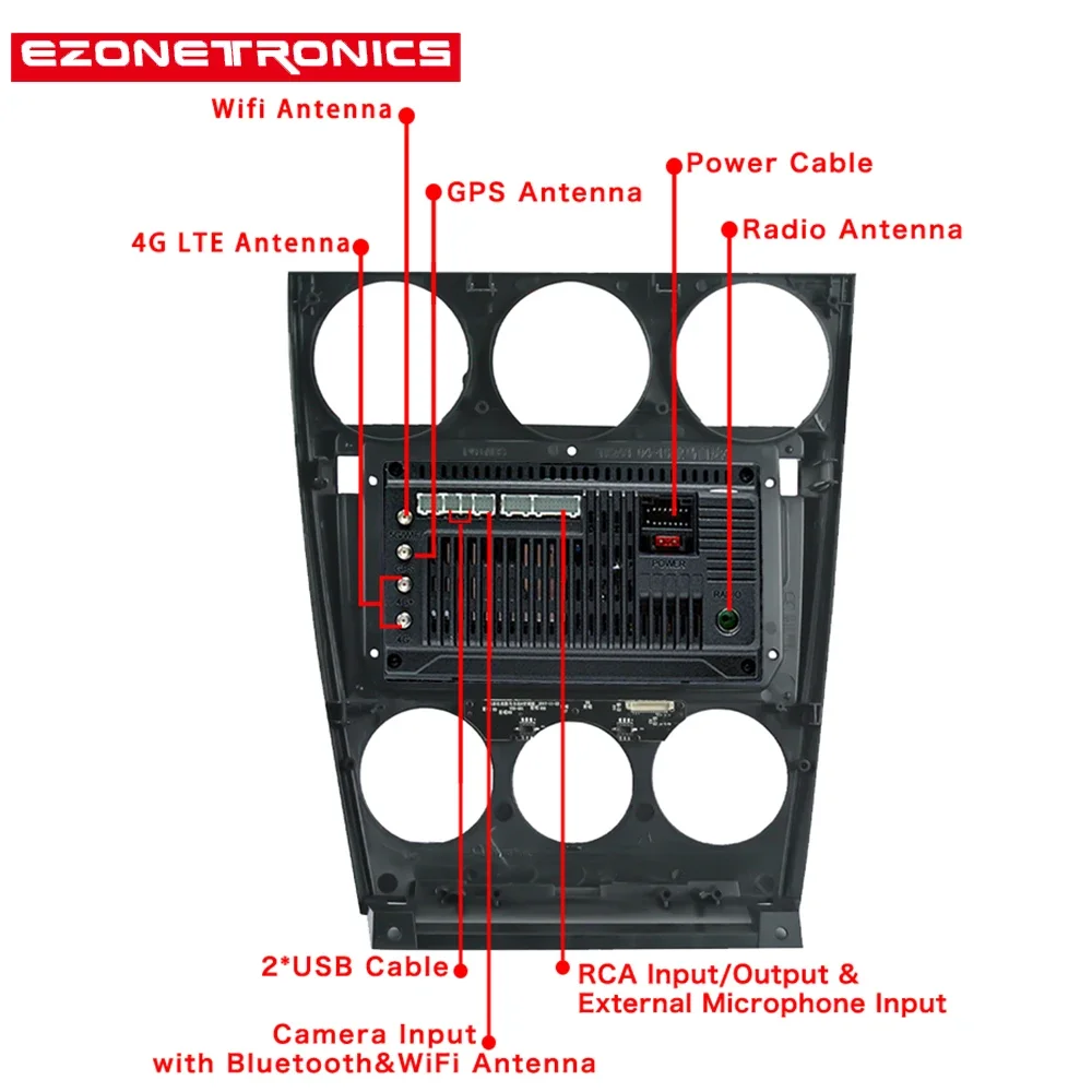 Автомобильный радиоприемник 9 дюймов на Android 11 для MAZDA 6 Atenza 2004 - 2014 емкостный