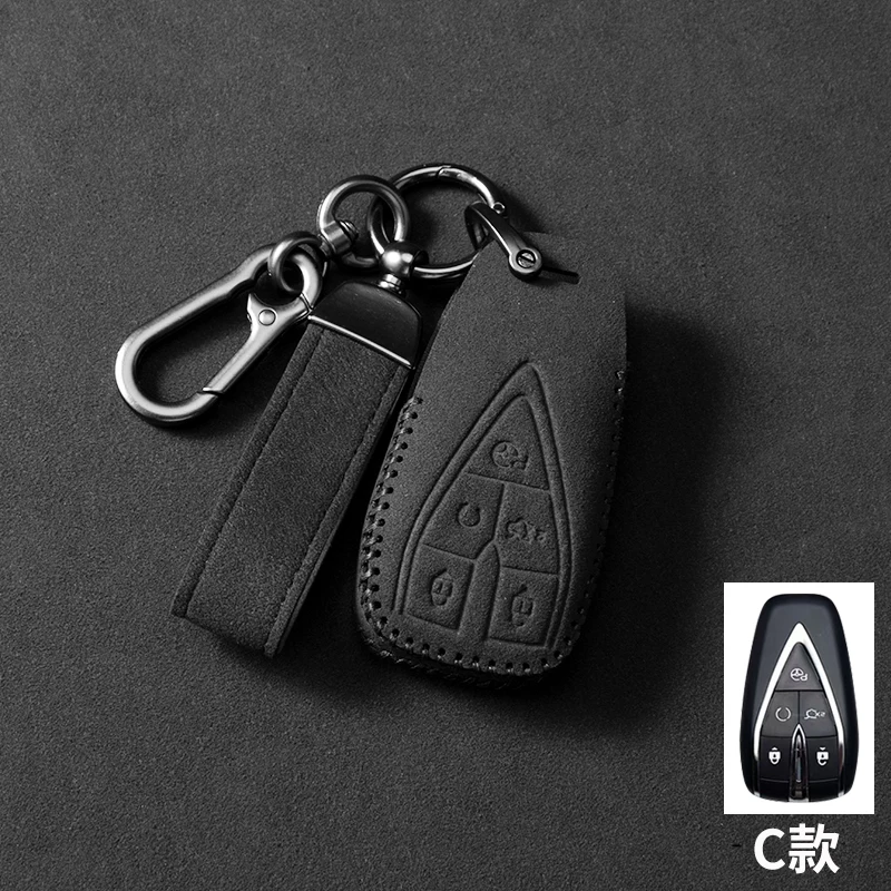 Спортивный замшевый кожаный чехол для дистанционного ключа автомобиля для Changan CS35 Plus CS55 PLUS CS75 PLUS Eado UNI-T X5 X7 EV 2019 2020 2020 Car