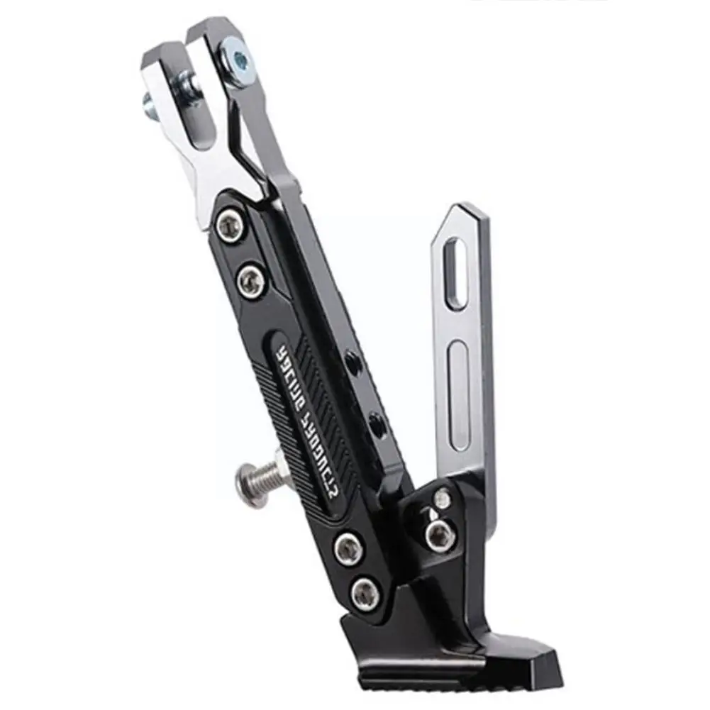 

Universal Cnc Aluminum Alloy Adjustable Kickstand Foot Motorbike Bracket Kick Parking Side Stand Stand Motorcycle Fit X3b8