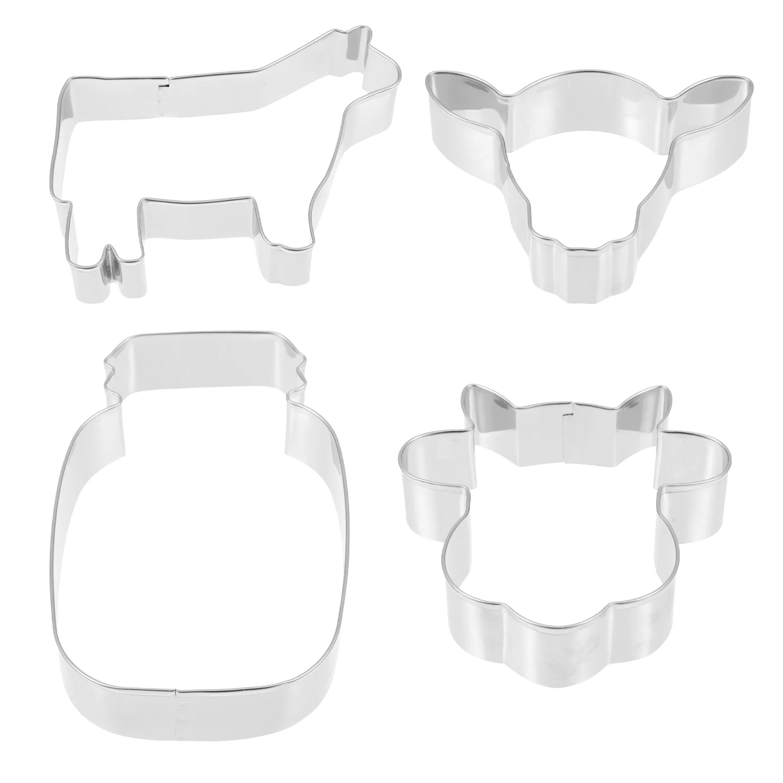 

Cookie Baking Cookie Cutters Metal Egg Ring Fondant Frame Stainless Steel Cute Cookie Cutters Pancake