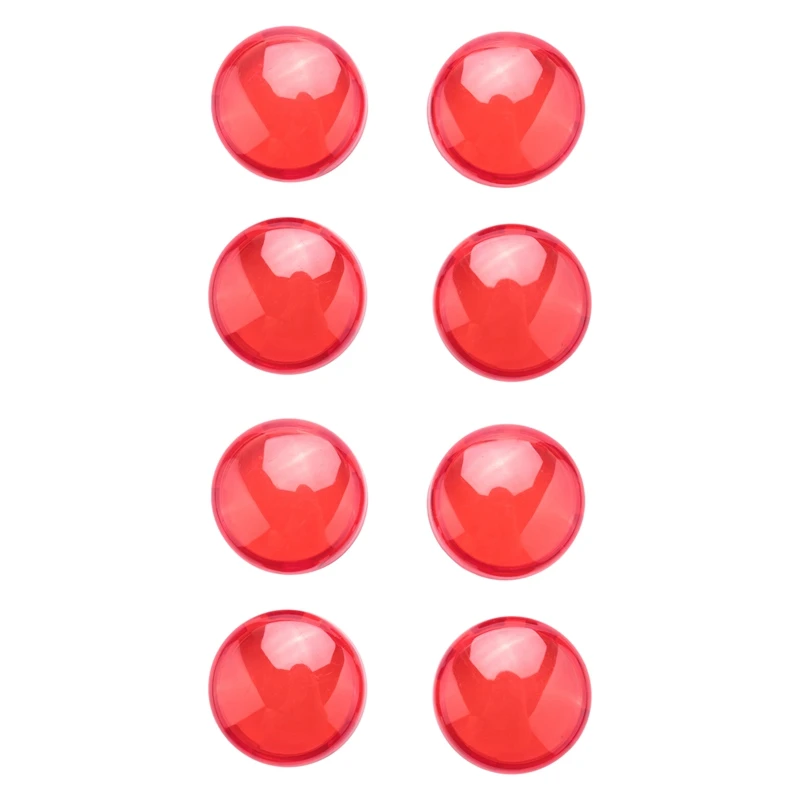 

8Pcs For Turn Signal Light Indicator Lens Cover For Sportster 1200 Touring Dyna Softail Fatboy Electra Road K Red