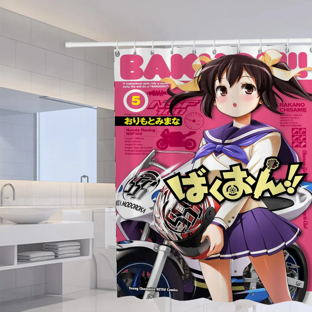 B-bakuons Водонепроницаемая Занавеска Для Душа Современный Стиль Складная