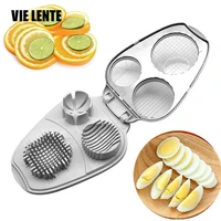 fruits vegetable manual home dicing stainless steel multifunctional slicing cutter avocados kitchen tool practical eggs slicer