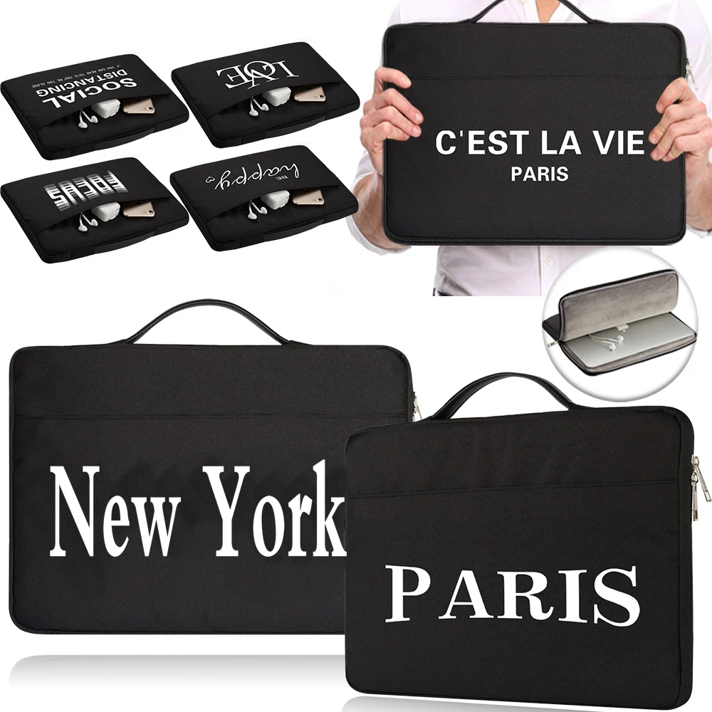 

Сумка-тоут для ноутбука Xiaomi, MacBook Air 13/Huawei/HP/Dell, универсальный чехол для ноутбука 11-15 дюймов, модные сумки, портфель