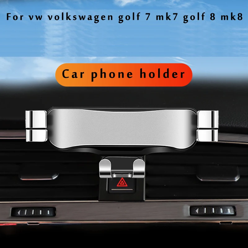 

Car Phone Holder For vw volkswagen golf 7 mk7 golf 8 mk8 Car Styling Bracket GPS Stand Rotatable Support Mobile Accessories