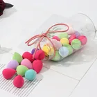 5 шт., косметическая Женская Губка для макияжа, косметическая губка для лица, губка для смешивания, губка для макияжа в форме капли воды