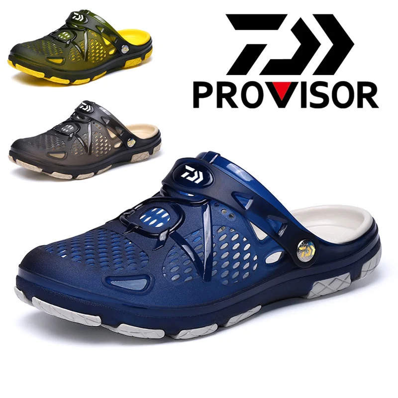 

DAIWA Fishing Sandals Summer Outdoor Water Shoes Sandy Beach Shoes Slippers Non-slip Wear-resistant Fishing Slippers