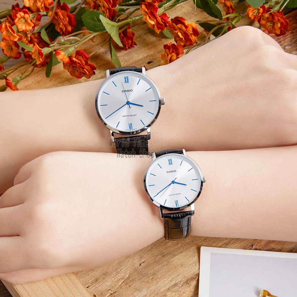 Casio Couple Watch Top Brand Luxury Set Quartz Waterproof Watch Men Ladies Gift Luminous Watch