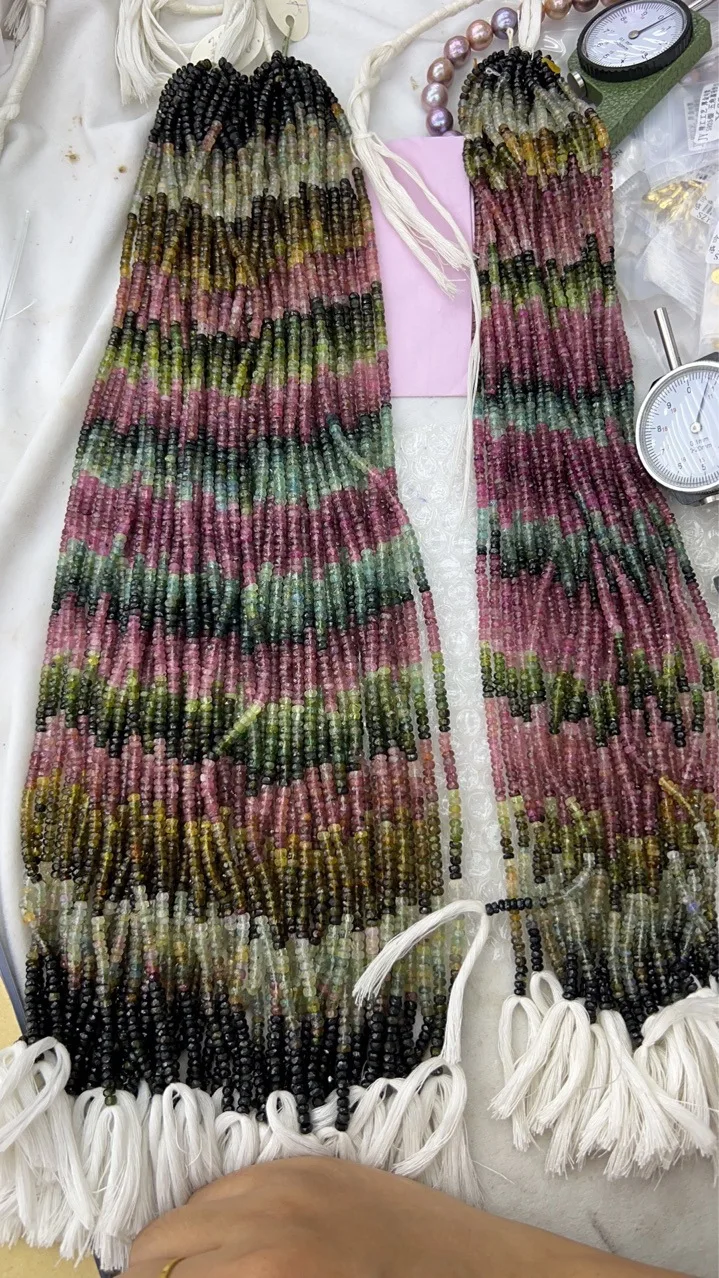 

Бусины Icnway из натурального турмалина AA 3,5-4 м, 4-4,5 м, 4,5-5 мм, 38 см