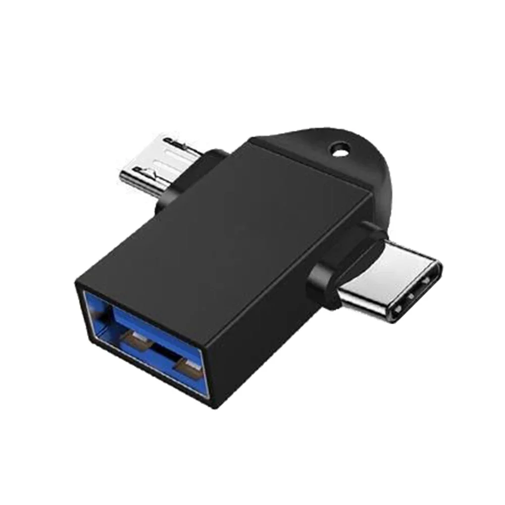 2-в-1 Type-C Micro USB OTG адаптер для Android Huawei 3.1 преобразователь передачи данных планшета