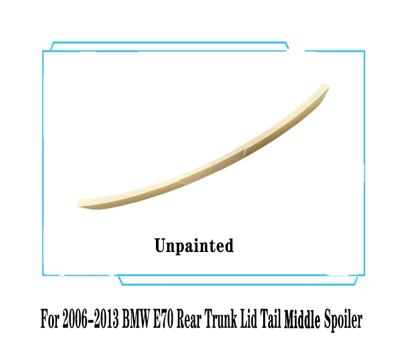 

Для 2006-2013 BMW X5 E70 задний средний спойлер, крылья, хвостовой спойлер, АБС-пластик, тюнинг, комплект кузова, аксессуары, Стайлинг