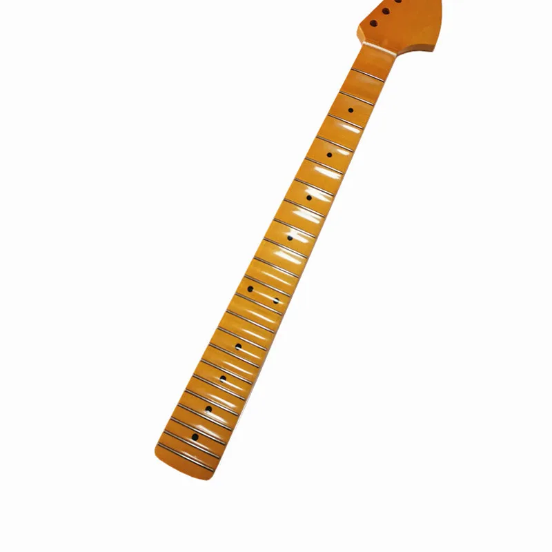 Фото Disado 22 Frets Inlay Dots Concave Fingerboard Yellow Electric Guitar Neck Wholesale Guitar Accessories Parts Musical Instrument №5